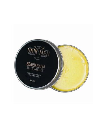 Unik Men Baume Barbe 60g avec Huile de Jojoba Beurre de Karit et Vitamine E Hydratant et Protecteur