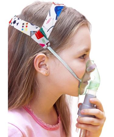 No-Slip Nebulizer Mask Head Strap for Kids | Adjustable Nebulizer Mask Strap Holder for Cool Mist Therapy - Buy Online on GoSupps.com