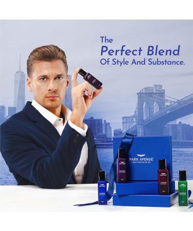 Pa rki Aven ue Luxury Perfume Gift Set for Men 4x20 ml | Euphoria Conquer Harmony & Discoverer Perfume | Eau De Parfum | Perfume for men Long Lasting Smell. - Buy Online on GoSupps.com