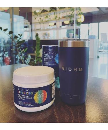 BIOHM Super Kids Superfood Powder + Probiotics - Berry Blast | 30 Servings | Gluten Free Dairy Free Non-GMO No Artificial Ingredients - Buy Online on GoSupps.com