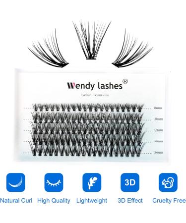 D Curl 0.07mm Mixed Cluster Lashes 8-16mm | 30 Root Individual Eyelash Extensions - Buy Online on GoSupps.com