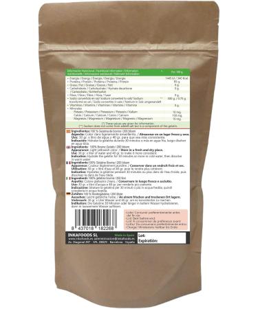 Granulated beef gelatin 200 bloom neutral flavor -1 kg - Buy Online on GoSupps.com