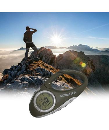 FOOTIC Electronic Altimeter Carabiner with Handheld Thermometer for Fishing - Weather Forecast Meter Gadget - Buy Online on GoSupps.com