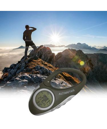 Electronic Altimeter Carabiner | Handheld Thermometer & Weather Forecast Device for Outdoor Adventures - Buy Online on GoSupps.com