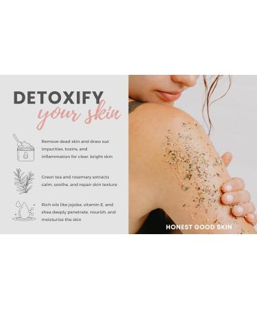 Sea Salt Scrub - 10oz Exfoliating Shea Butter Body Scrub | Dead Skin Removal with Peach Tea Tree & Coffee - Buy Online on GoSupps.com