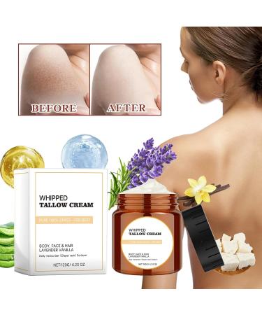 Crsetmyth Rindertalg Balsam 120 G BioRindstalgBalsam Beef Tallow Organic cream Tallow cream for skin Tallow facial moisturizer cream Rindertalg cream pure for skin care of face and body - Buy Online on GoSupps.com