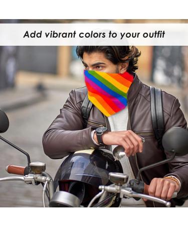 3 Pieces Of Rainbow Headbands Clothing Accessories Rainbow Hair Accessories Colorful Square Scarves Scarf Headbands - Buy Online on GoSupps.com