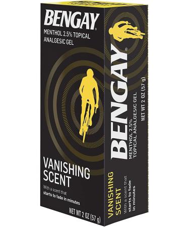 Bengay Menthol 2.5% Topical Analgesic Gel - Vanishing Scent 2oz | Fast International Shipping - Buy Online on GoSupps.com
