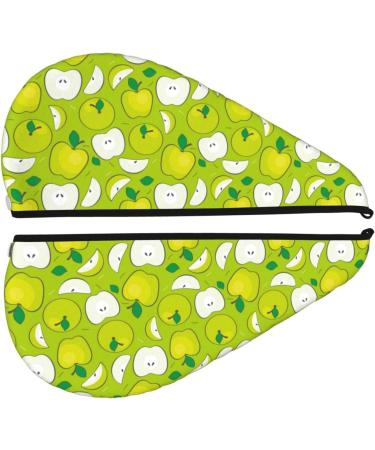 Green Apple Microfiber Hair Towel - Soft Super Absorbent Wrap for Women | Quick Dry Coral Velvet Cap for Long Curly and Thick Hair - Buy Online on GoSupps.com