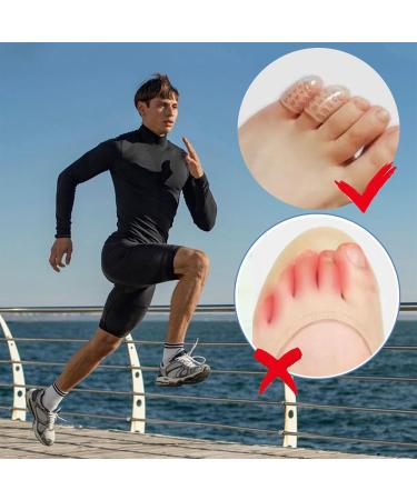 Silicone Anti-Friction Toe Protectors - Gel Little Toe Covers for Blisters Calluses & Corns | 2024 New Breathable Design - Buy Online on GoSupps.com