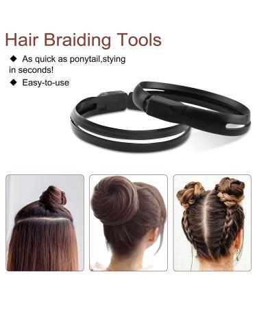 Updo Donut Hair Bun Maker Kit for Women - French Twist Styling Tools - Buy Online on GoSupps.com
