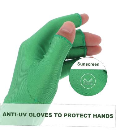 HONMEET 1 Pair Nail Gloves Polish Manicures Anti- Gloves Down Mittens Hand Cover Skincare Tool Fingerless Mitts Nail Tools Gel for Nails Manicure Gloves Elastic Spandex - Buy Online on GoSupps.com
