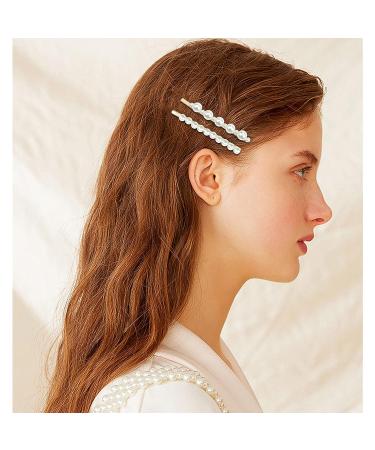 10 Pcs Pearl Hair Clips - Decorative Hairpins for Styling - Fashion Hair Accessories for Girls, Women - Ideal for Party, Birthday, Bridal - Hair Grips - Buy Online on GoSupps.com