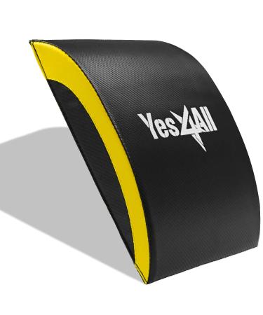 Yes4All Ab Exercise Mat Abdominal Wedge C. YellowBlack - Buy Online on GoSupps.com