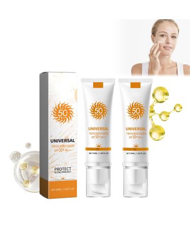 Tinted Moisturizer Cr me solaire teint e tout en une cr me de jour Cr me nourrissante avec effet hydratant et protection SPF50 l g re opacit pour un teint naturel