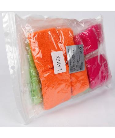 Shop Lamek 9-Stk Neon Welding Band Set - 80s Retro Headbands & Bracelets for Sports & Parties | Perfect for St. Patrick's Day - Pink Green Orange - Buy Online on GoSupps.com