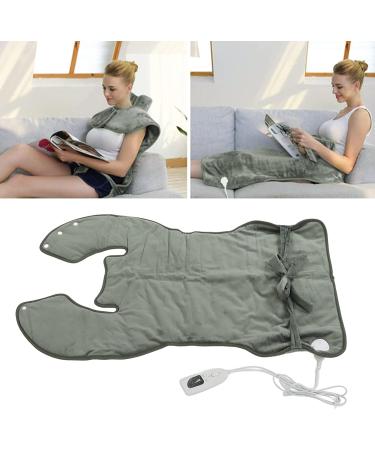 Lantro JS Electrical Heating Pillows - Soft Plush Back Pain Relief with 6 Temperature Settings (Dark Gray 220V EU Plug) - Buy Online on GoSupps.com