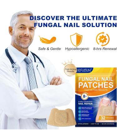 Fungal Nail Patches 32 Patches Toenail Fungus Relief Nighttime Toenail Fungus Treatments Fungal Nail Patches Overnight Repair Fungus Nail Treatment - 8-Hour Nighttime Renewal - Buy Online on GoSupps.com
