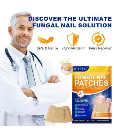 Overnight Toenail Treatment - Extra Strength Nighttime Nail Patches | 32 Hydrogel Patches for Visible Results in 8 Hours - Buy Online on GoSupps.com