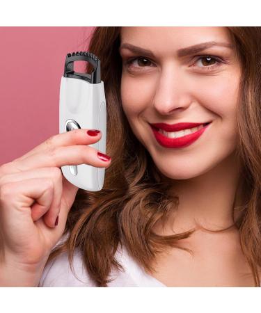 Heated Eyelash Curler - Electric Beauty Lashes Curler | Quick Heating Eyelash Heat Curler for Long-Lasting Curl Rechargeable Portable Lashes Heating Curler for Naturally Lifted Eyelashes White - Buy Online on GoSupps.com