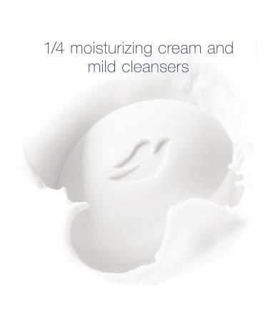 Dove Beauty Bar 3.75oz Pack of 2 | Gentle Cleanser with 1/4 Moisturizing Cream | Nourishes & Washes Away Bacteria | For Softer, Smoother Skin - Buy Online on GoSupps.com
