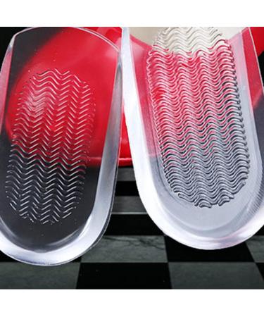 PLAFOPE Anti-Slip Heel Protectors Half Insoles - Transparent Gel Cups for Foot Care in High Heels - Buy Online on GoSupps.com