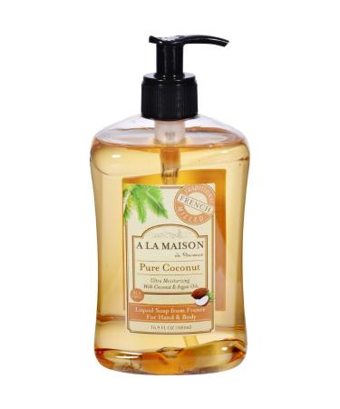 A La Maison French Liquid Soap Coconut 16.9 Ounce