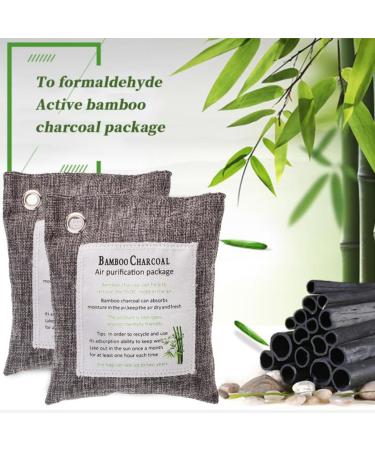 Lurrose 2 STK Auto Deodorant - Bamboo Charcoal Air Purifier Bag | Formaldehyde Remover for Cars | Activated Carbon Odor Eliminator - Family Car 2PCs - Buy Online on GoSupps.com