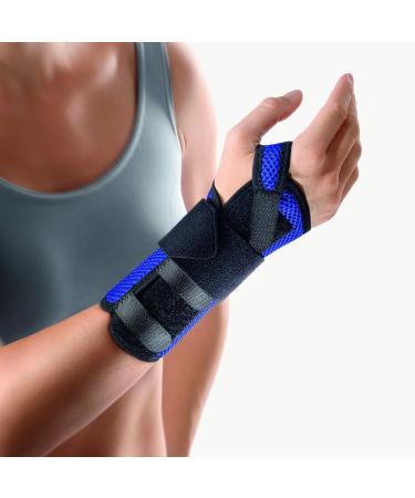 Bort 112730 Medium Black Wrist Support - Portable Adjustable Wristwear for Right & Left Hand - Available in Various Colors - Buy Online on GoSupps.com