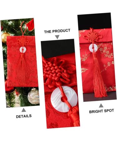 MAGICLULU Set Spring Festival Red Envelope Chinese New Year Hong Bao Spring Festival Money Envelopes Money Packets Gift Envelopes Red Packets New Year Bag Chinese Style Damask Material - Buy Online on GoSupps.com