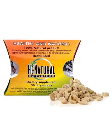 Autentica Semilla De Brazil/Semilla De Brasil 100% Original/Fat Burner/Original Stamps! Large Size Seed! Orange Box!