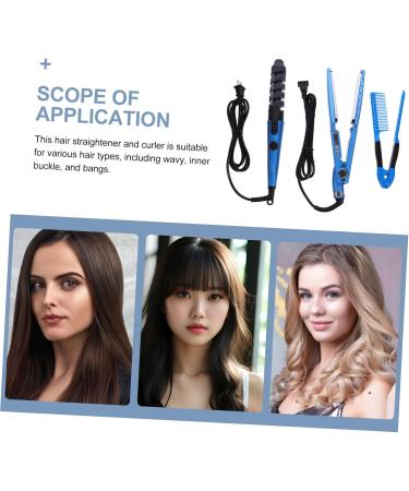 Baluue 1 Set Curling Iron Set Hair Rollers Comb Hair Curler Curling Wand Hair Straightener Curlers Rubber - Buy Online on GoSupps.com