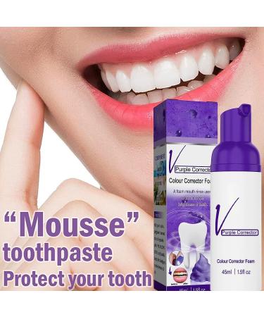 Buy V34 Purple Toothpaste for Whitening & Gum Repair | 45ml - Effective Bleaching for White Teeth - Buy Online on GoSupps.com