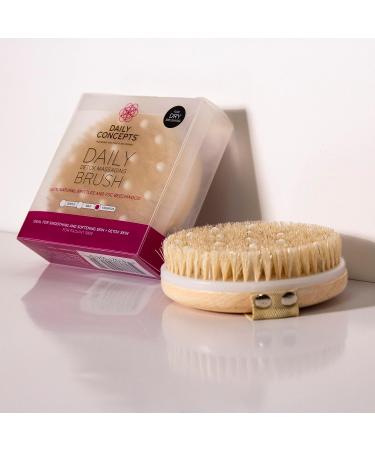 Daily Concepts Set: Body Scrubber, Facial Micro Scrubber, Hair Towel Wrap & Detox Massage Brush - Buy Online on GoSupps.com