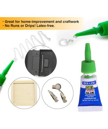 BAZIC Super Glue Gel 0.5g Clear No Run Gel Fast Dry Mini Small Tube Adhesive Bonding for Office & Home Improvement (5/Pack) 1-Pack 5-count (0.5g / count) 1-Pack - Buy Online on GoSupps.com