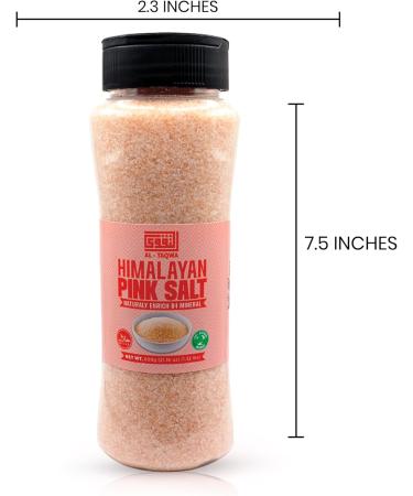 Sunrise Traders Inc Pink Salt Pink Himalayan Salt Himalayan Salt Pink Himalayan Sea Salt Rock Salt Nutrients & Minerals Enriched NON-GMO Halal 600g - Buy Online on GoSupps.com