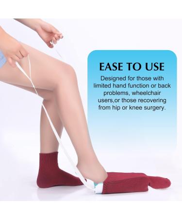 Wusanna Compression Stockings Aid | Easy Sock & Stocking Applicator | Tear-Resistant Universal Fit - Buy Online on GoSupps.com