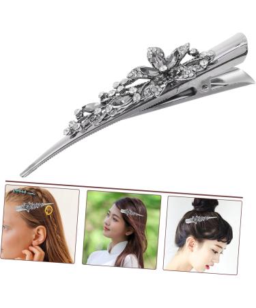 minkissy Hair Accessories Clips Women Hair Clip Hair Clip for Girl Clip for Hair Decorative Hair Clip Rhinestone Hair Clip Duckbilled Hair Clip for Women Cute Hair Clip Metal Decorate Miss - Buy Online on GoSupps.com