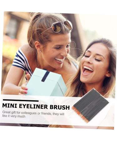 ASAKKURA 200 Pcs Eyeliner Fiber Brush Gel Eyeliner Eye Makeup Brush Cosmetic Eye - Buy Online on GoSupps.com