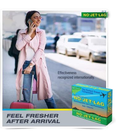 Best No Jet Lag Homeopathic Remedy - 32 Chewable Tablets | Plant-Based Travel Essential - Buy Online on GoSupps.com