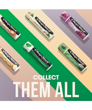 ChapStick Lip Balm Mint Favorites (Vanilla Mint Minty Delight and Peppermint) + 2 Classic Spearmint 0.15 Oz Ea (5 Piece Set) - Buy Online on GoSupps.com