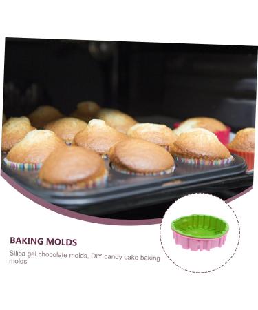 HOMSFOU 2pcs Happy Birthday Baking Pan Baking Tools Birthday Baking Molds Silicone Bread Rubber Cake Baking Pan Round Cake Pudding Molds Candy Nonstick Silica Gel Chocolate Stick to Bake - Buy Online on GoSupps.com