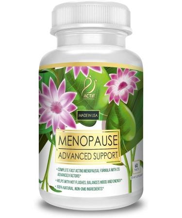 Actif Organic Menopause Advanced Support - Non GMO 60 Count - Made in USA - Buy Online on GoSupps.com