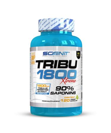 Tribulus Terrestris - Tribu 1800-1800 mg tribulus terrestris per daily dose with 90% saponins - tribulus capsules - tribulus terrestris capsules (120 vegetable capsules)