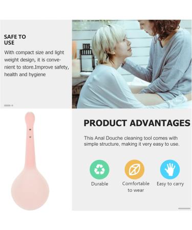 Beavorty Flusher Anal Douche Bulb - Soft Applicator Bottle for Men & Women Health - Pink Douche for Comfortable Hygiene - Buy Online on GoSupps.com