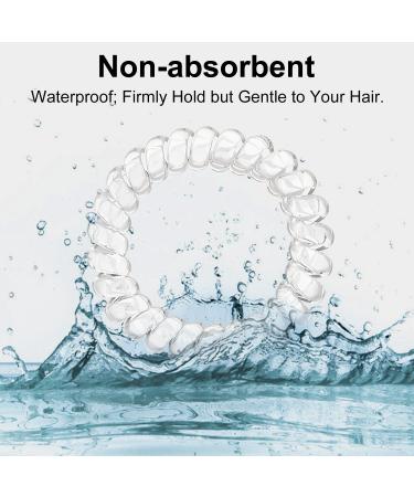 Jesslab Spiral Hair Ties - 10 Traceless Plastic Coil Bands for Women | No-Damage Ponytail Holders | Color Sorted (#30) - Best Hair Accessories - Buy Online on GoSupps.com