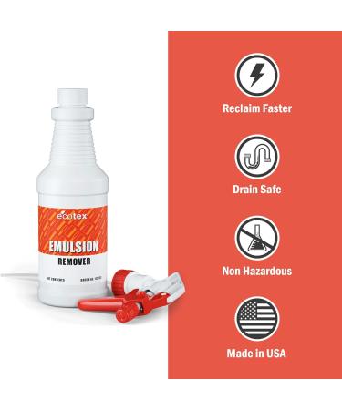 Ecotex Screen Printing Emulsion Remover (Pint - 16oz.) - Photo Emulsion Cleaner on Screen Printing Screens - Silk Screen Photopolymer Emulsion Stencil Remover - Easy to Use Screen Printing Supplies 16 Fl Oz (Pack of 1) - Buy Online on GoSupps.com