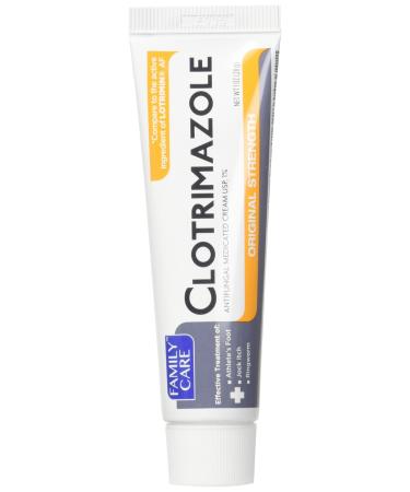 3 Pk. Family Care 831527005052-1 Clotrimazole Anti-Fungal Cream , 1% USP