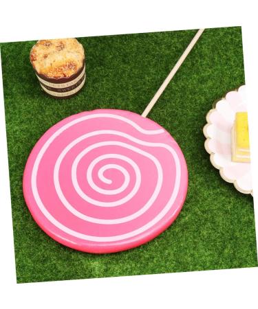 Ciieeo Miniature Food Toy Lollipops for Kids Lollipop Candy Embellishment Artificial Food Wedding Decor Toy for Kids Kidcraft Tongue Painter Lollies Baby Bamboo Child Christmas Tree Cake Pink 40*20*0.3cm - Buy Online on GoSupps.com