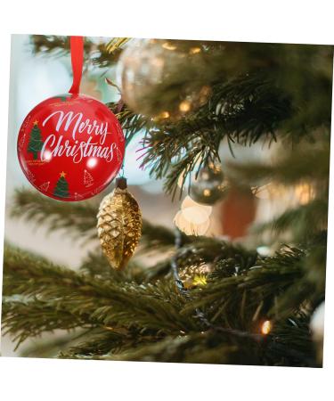 Alipis 5pcs Christmas Balls Decor Christmas Bulb Ornament Christmas Candy Boxes Iron Child Ball Box - Buy Online on GoSupps.com